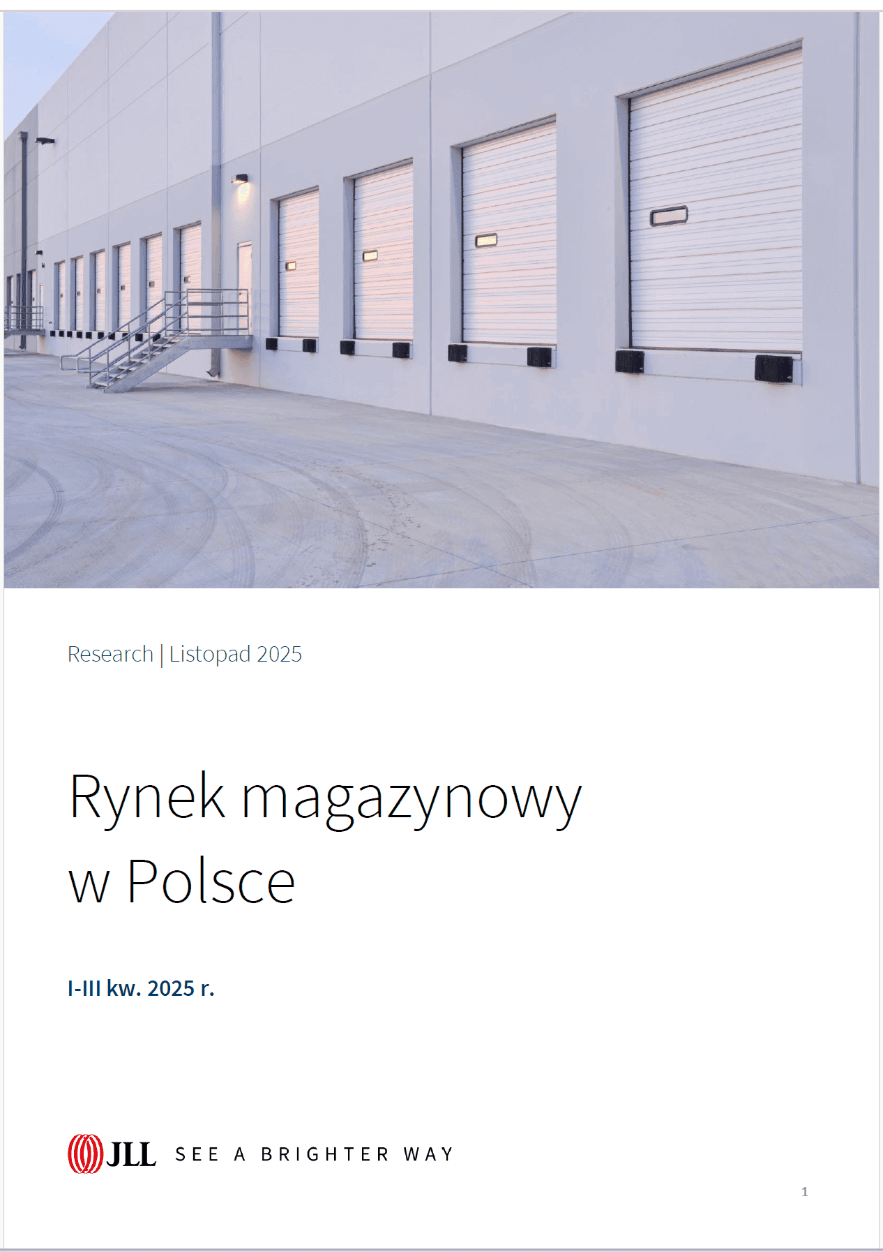 Rynek Magazynowy w Polsce Q3 2025_Raport JLL_okładka